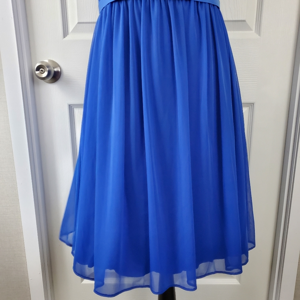 David's Bridal Lace Halter Dress - Picture 2 of 14